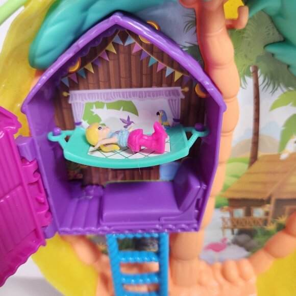 Polly Pocket Tropicool Pineapple Wearable Purse Compact Toy Playset 2019 Mattel - Picture 12 of 15
